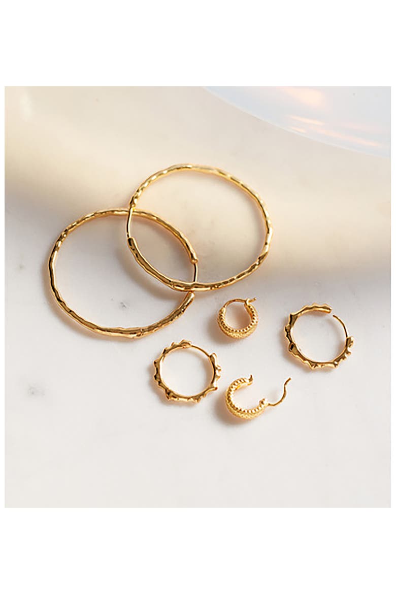 MV Siren™ Muse Small Hoops, Alternate, color, YELLOW GOLD