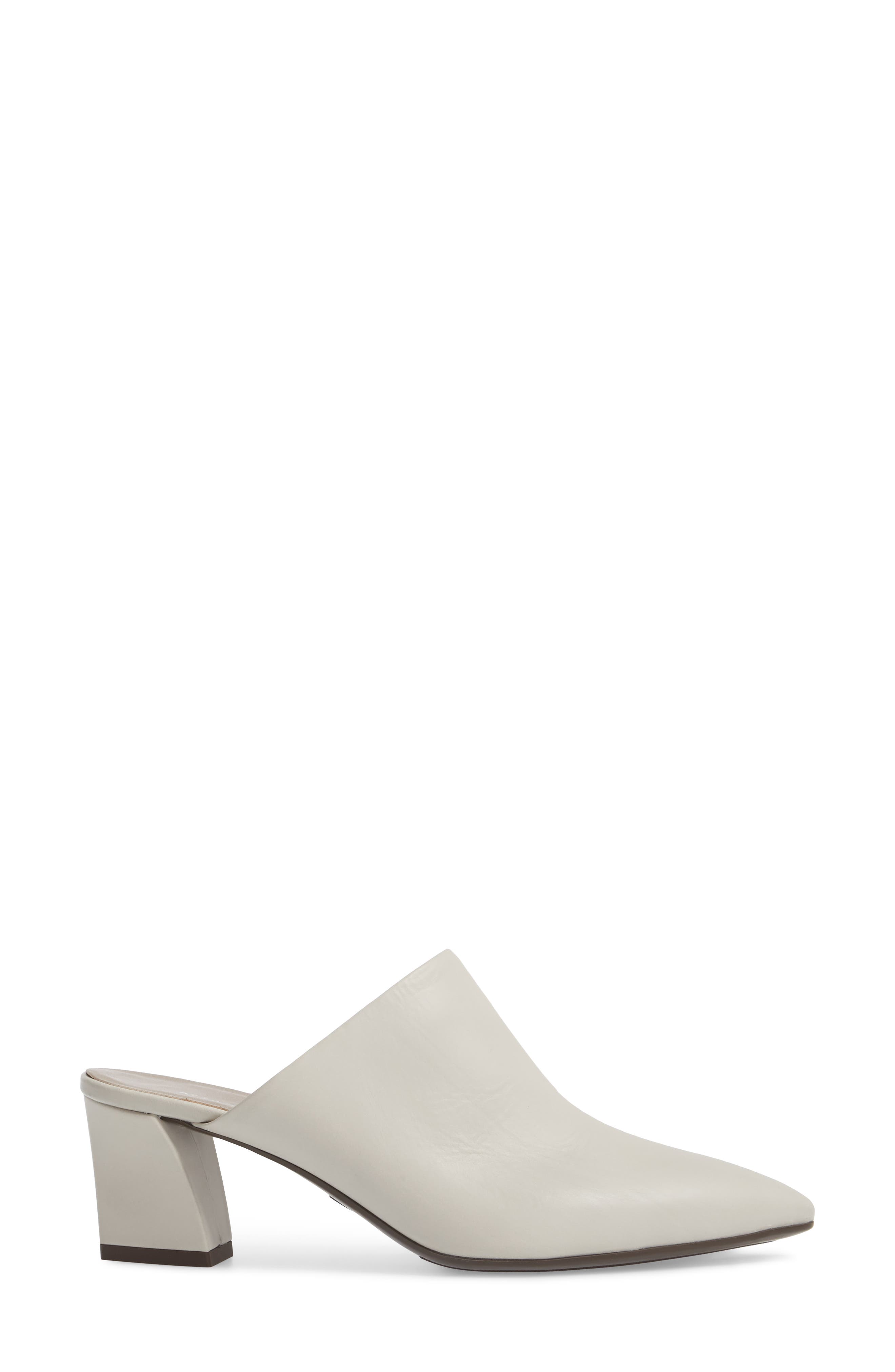 Pointy Toe Mule, Alternate, color, OFF WHITE LEATHER