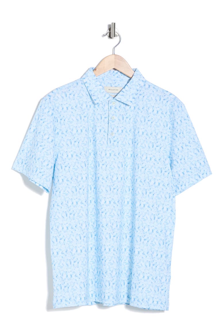 Short Sleeve Polo, Alternate, color, ICE