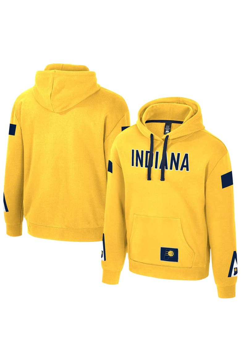Unisex Stadium Essentials Gold Indiana Pacers City Star Hoodie, Main, color, Gold