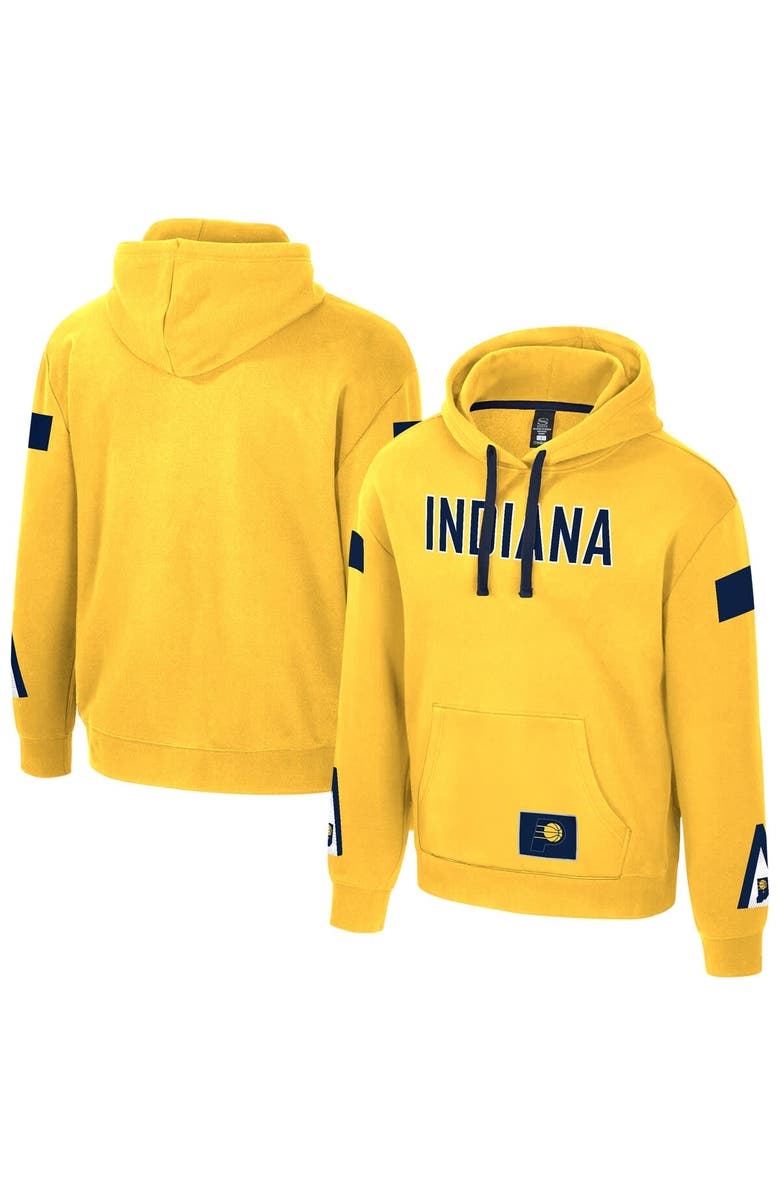 Stadium Essentials Unisex Stadium Essentials Gold Indiana Pacers City Star Hoodie, Main, color, Gold