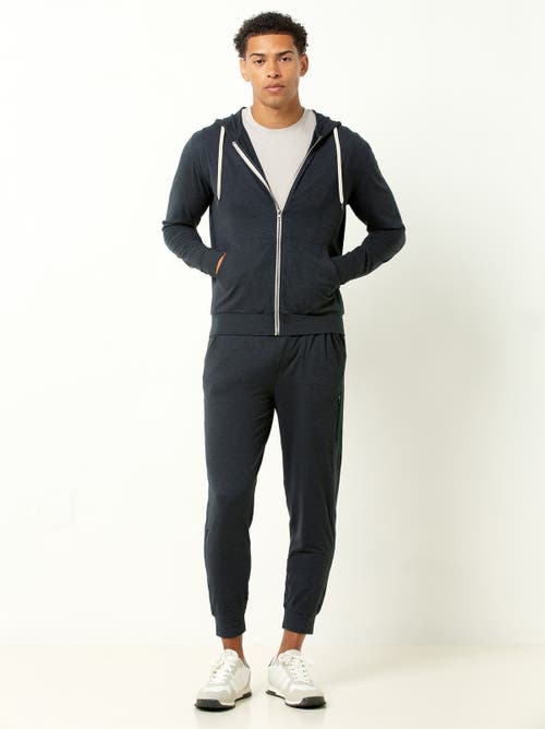 Single Stitch Everyday Full Zip Hoodie In Blue