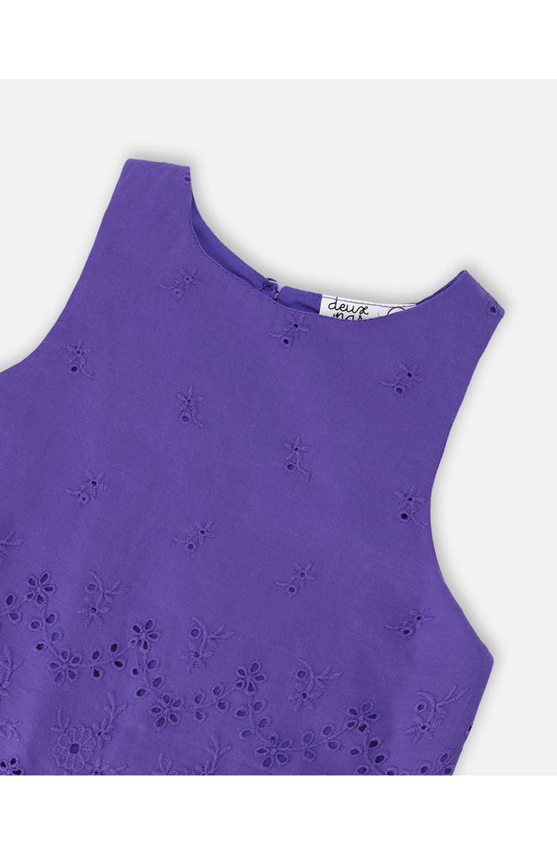 Deux par Deux Sleeveless Top and Elastic Waist Skirt Set, Alternate, color, Mauve