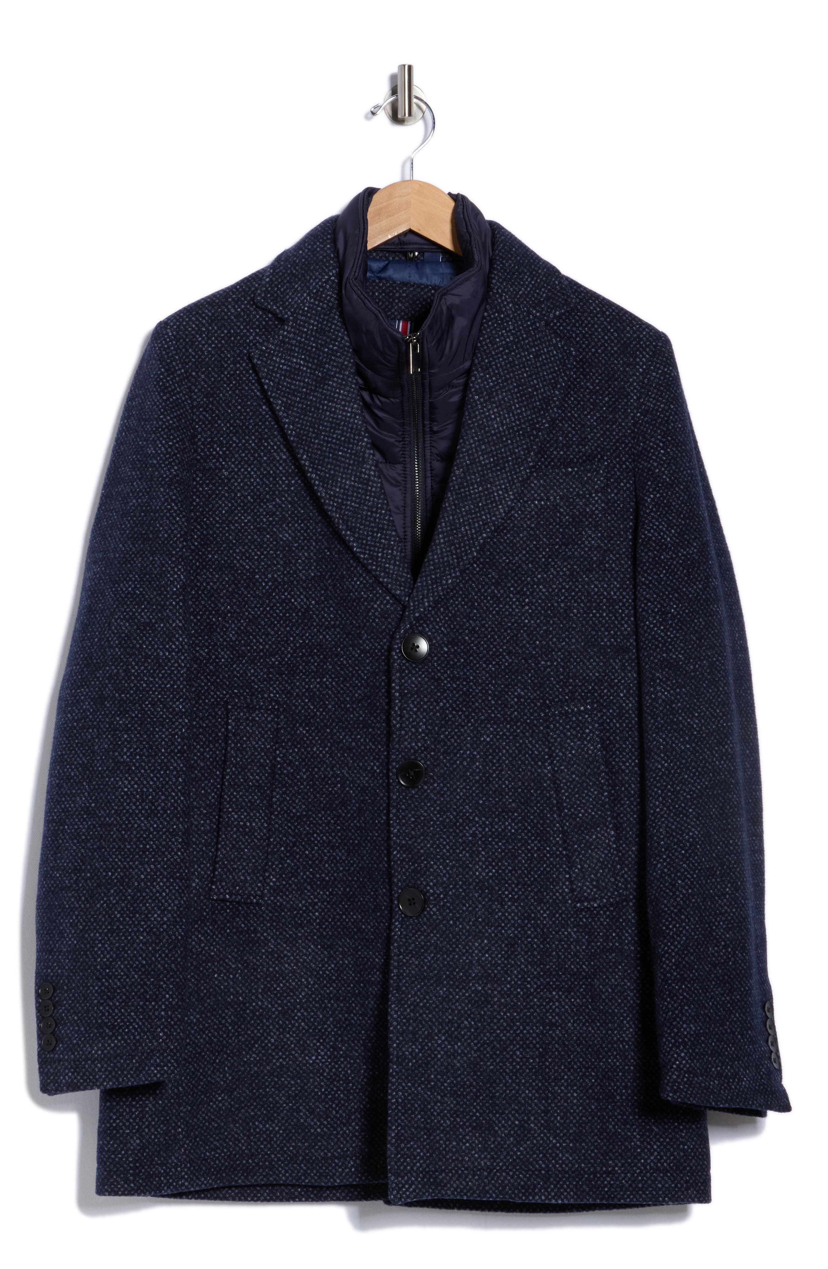 Melton Coat with Removable Bib (Men) | Nordstromrack