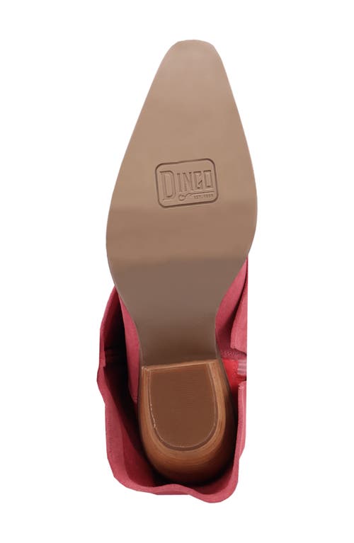 Dingo Marlie Fringe Boot In Pink