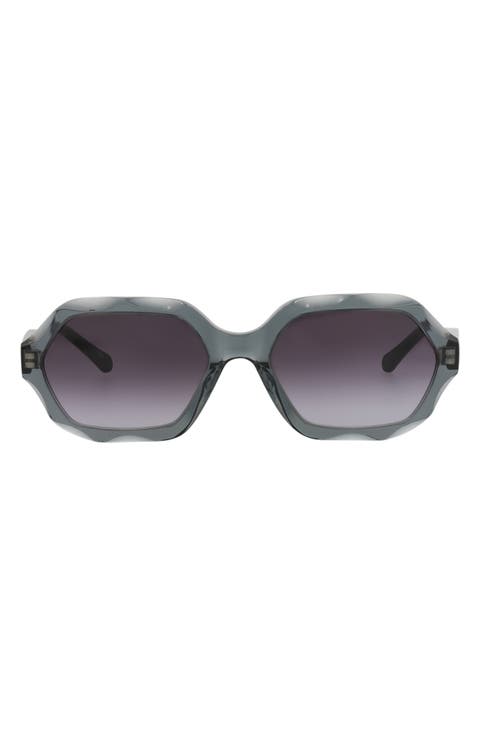 56mm Square Sunglasses