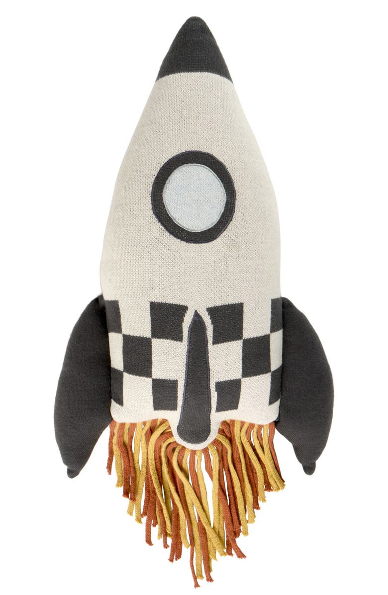 Lorena Canals Knit Rocket Cushion, Main, color, 