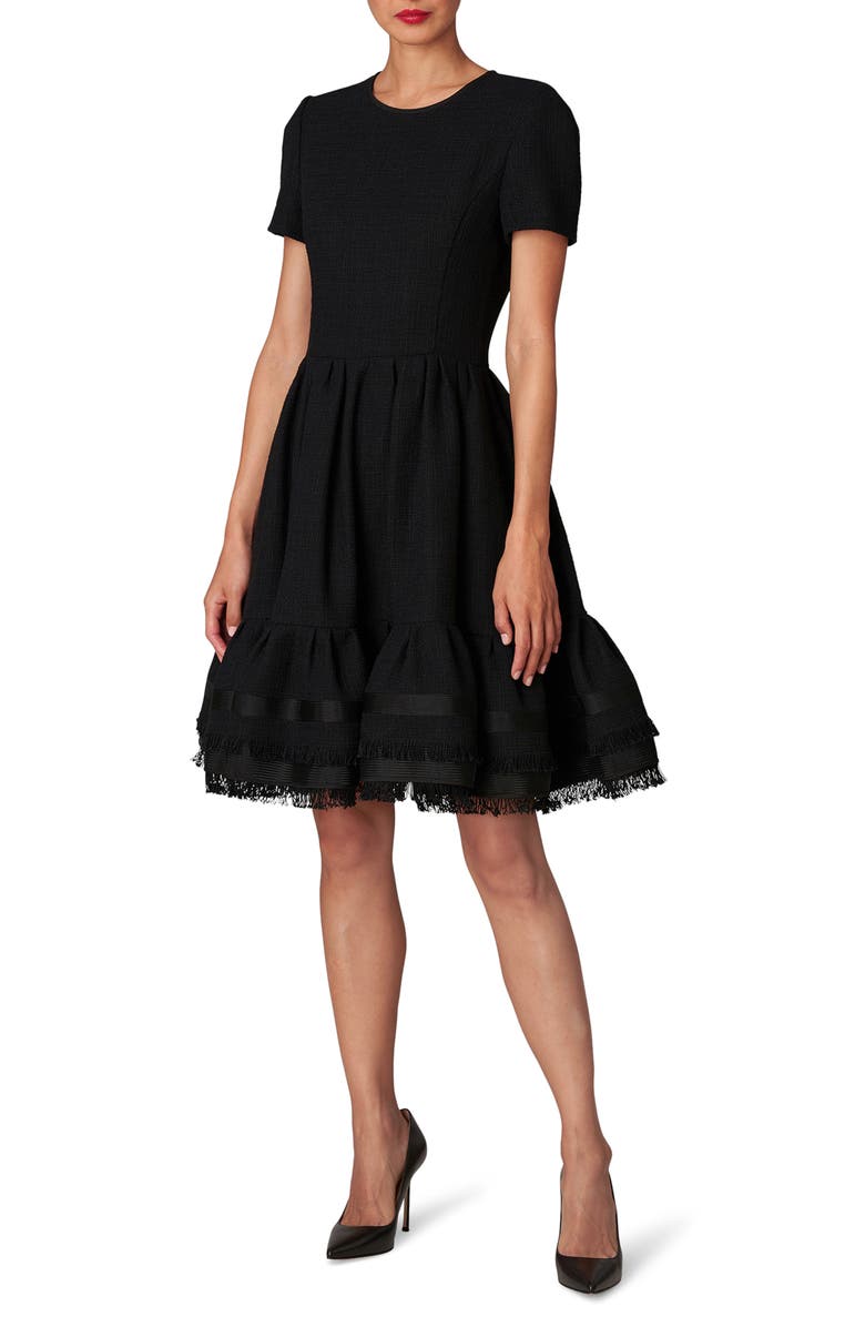Carolina Herrera Ruffle A-Line Dress, Main, color,