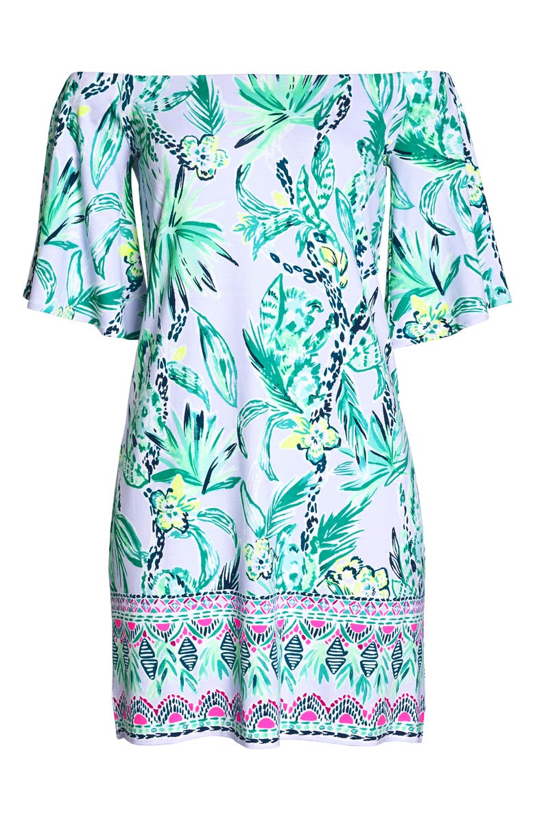 Lilly Pulitzer<sup>®</sup> Fawcett Off the Shoulder Shift Dress, Alternate, color,