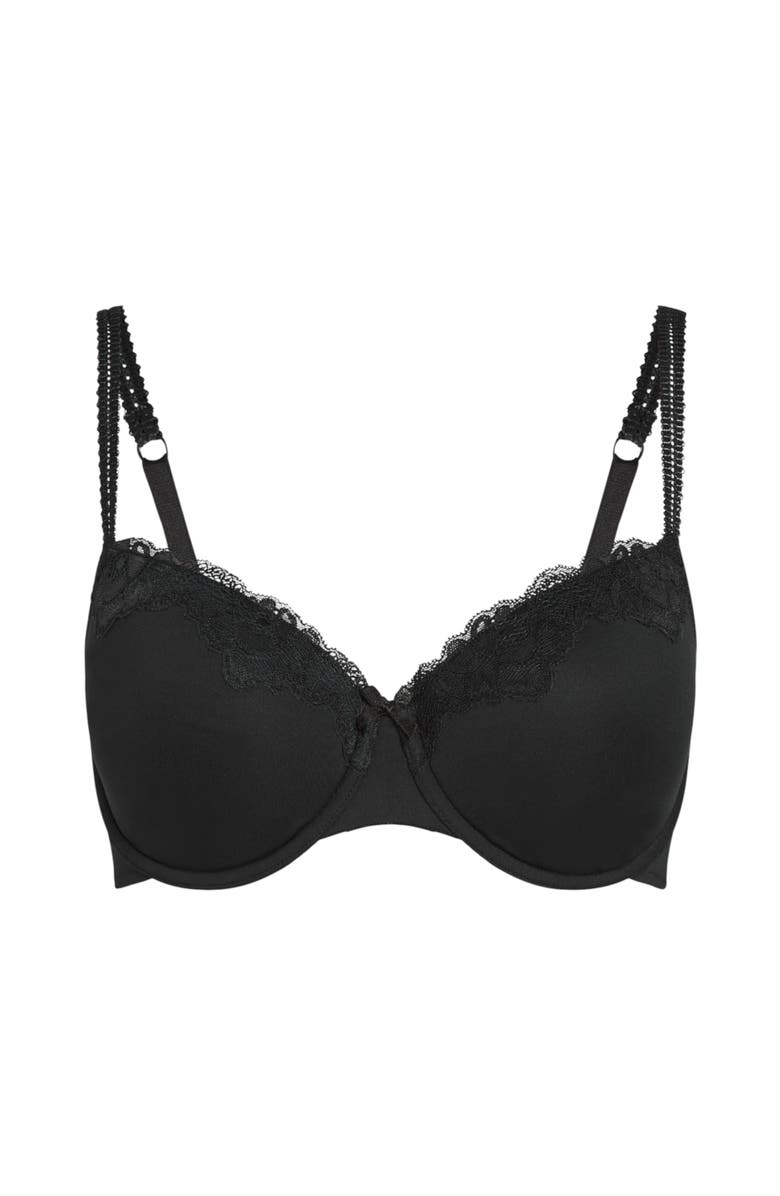 Hunkemöller Secret Lace Padded Underwired Bra, Alternate, color, Black