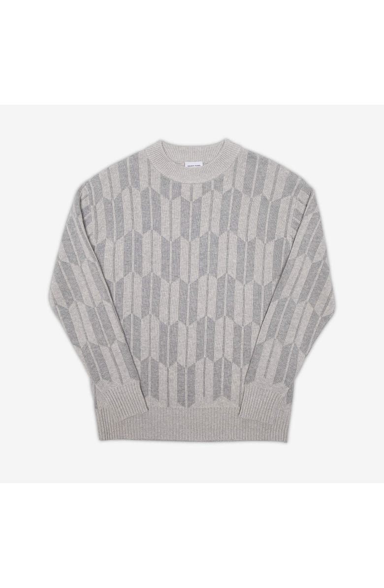 AKASHI-KAMA Arrow Crewneck Sweater, Main, color, Grey