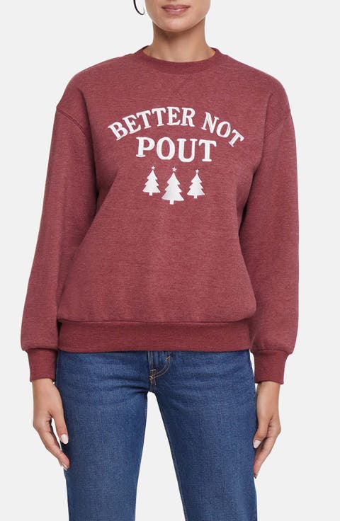 Charlie Better Not Pout Sweatshirt