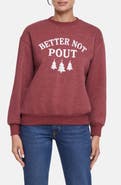 Wildfox Charlie Better Not Pout Sweatshirt