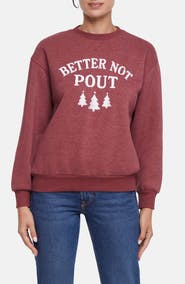 Wildfox Charlie Better Not Pout Sweatshirt