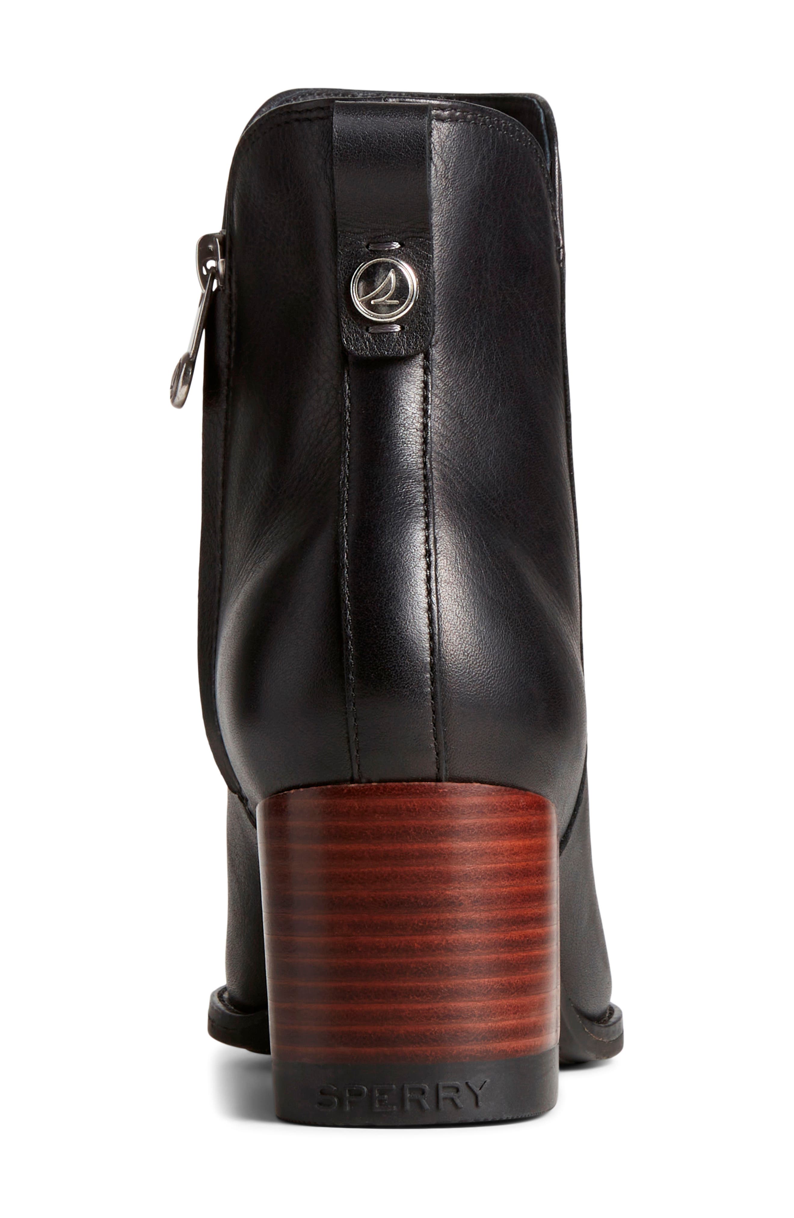 Sperry Seaport Block Heel Bootie, Alternate, color, 