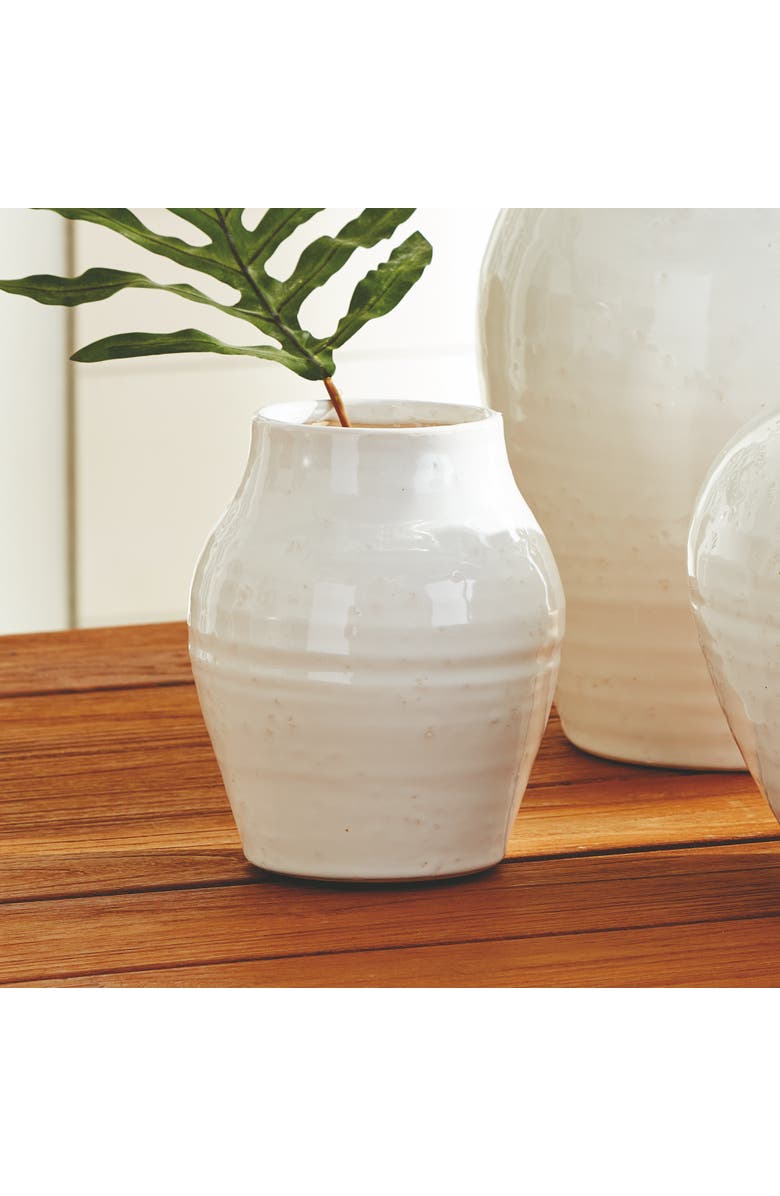 Napa Home & Garden Talullah Narrow Vase Small, Alternate, color, White