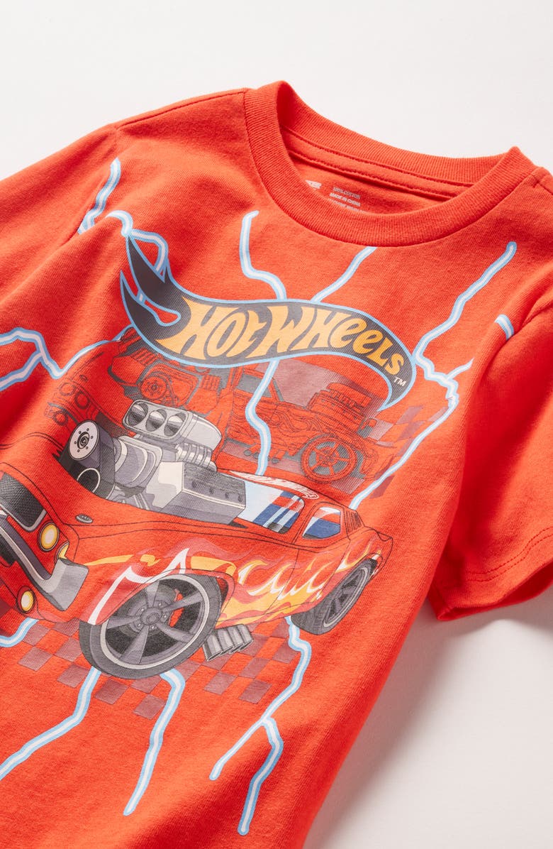 Tucker + Tate Kids' Hot Wheels<sup>®</sup> Graphic T-Shirt, Alternate, color, Orange Ice Hot Wheels