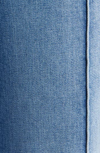 Pintuck High Waist Flare Jeans