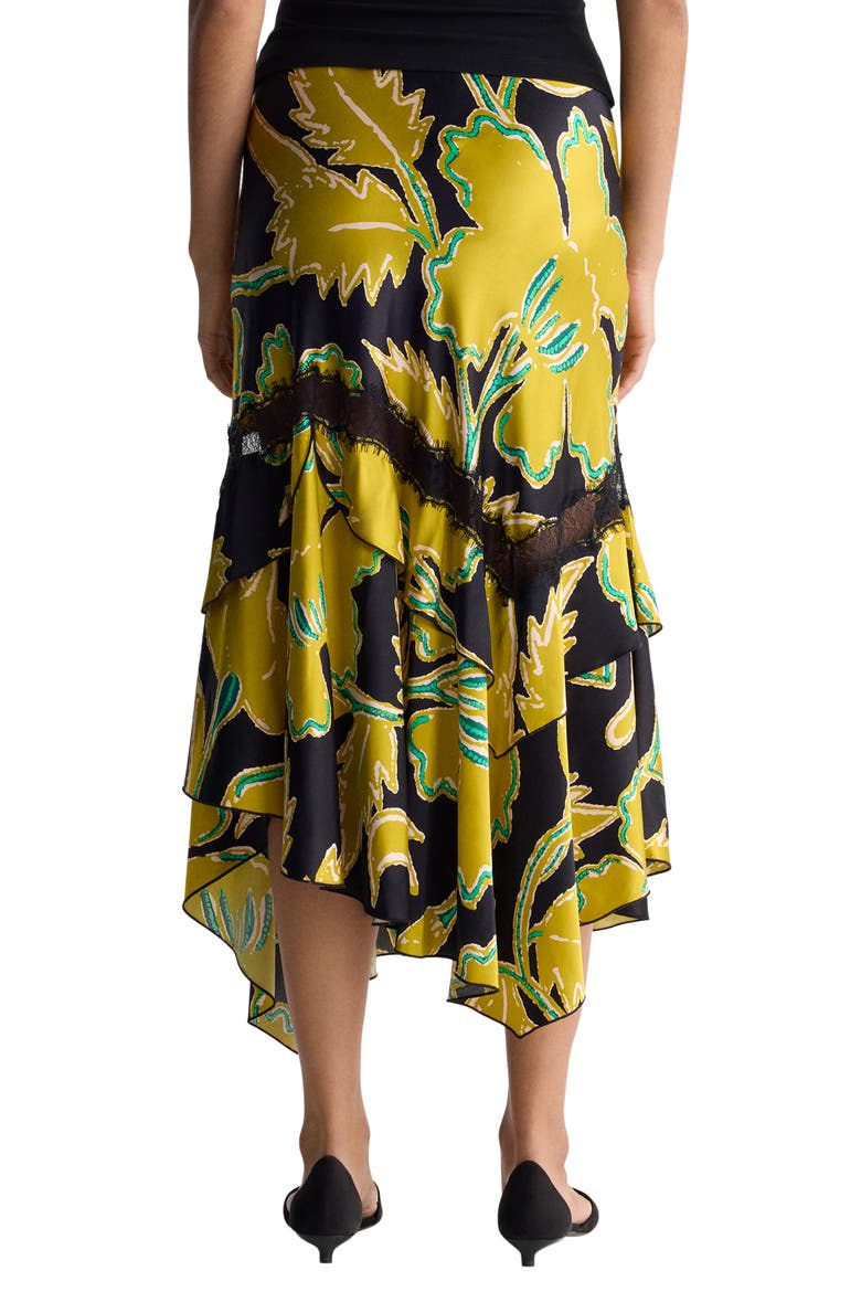 Sylvie Asymmetric Midi Skirt, Alternate, color, CERA FLOWER GIANT BRINE