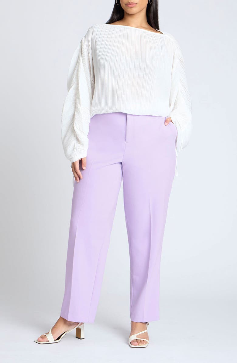 ELOQUII The 365 High Waist Straight Leg Pants, Alternate, color, 