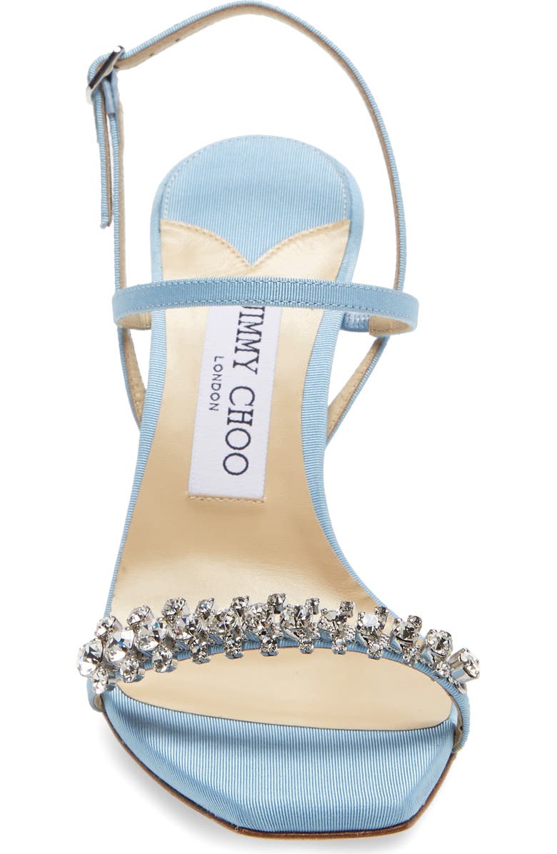 Jimmy Choo Meira Crystal Slingback Sandal, Alternate, color,