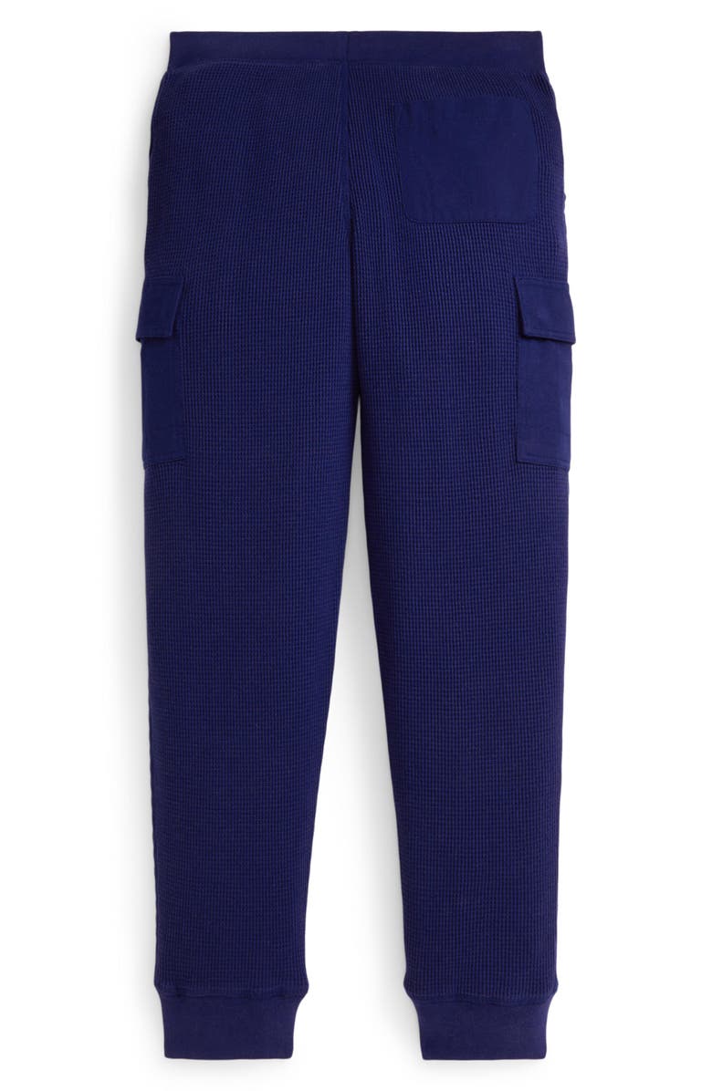 Polo Ralph Lauren Kids' Cotton Waffle Cargo Joggers, Alternate, color, Blue