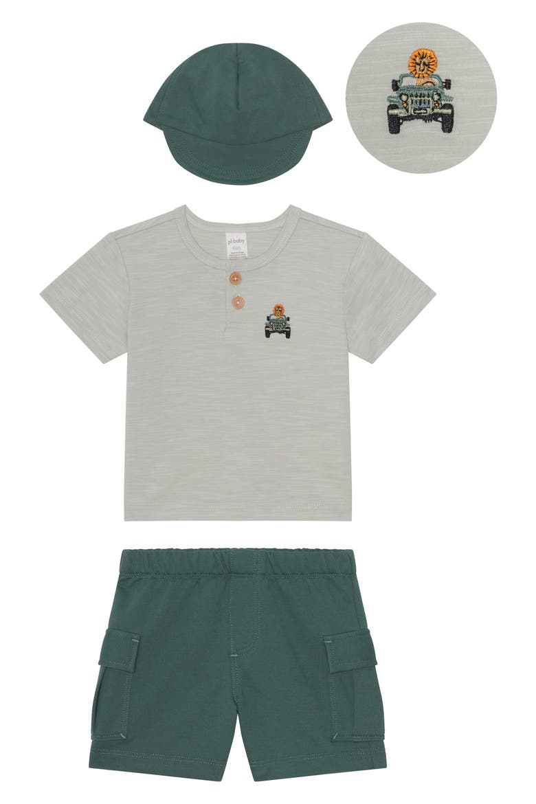 Three-Piece Safari Set, Main, color, GRN-SAFARI