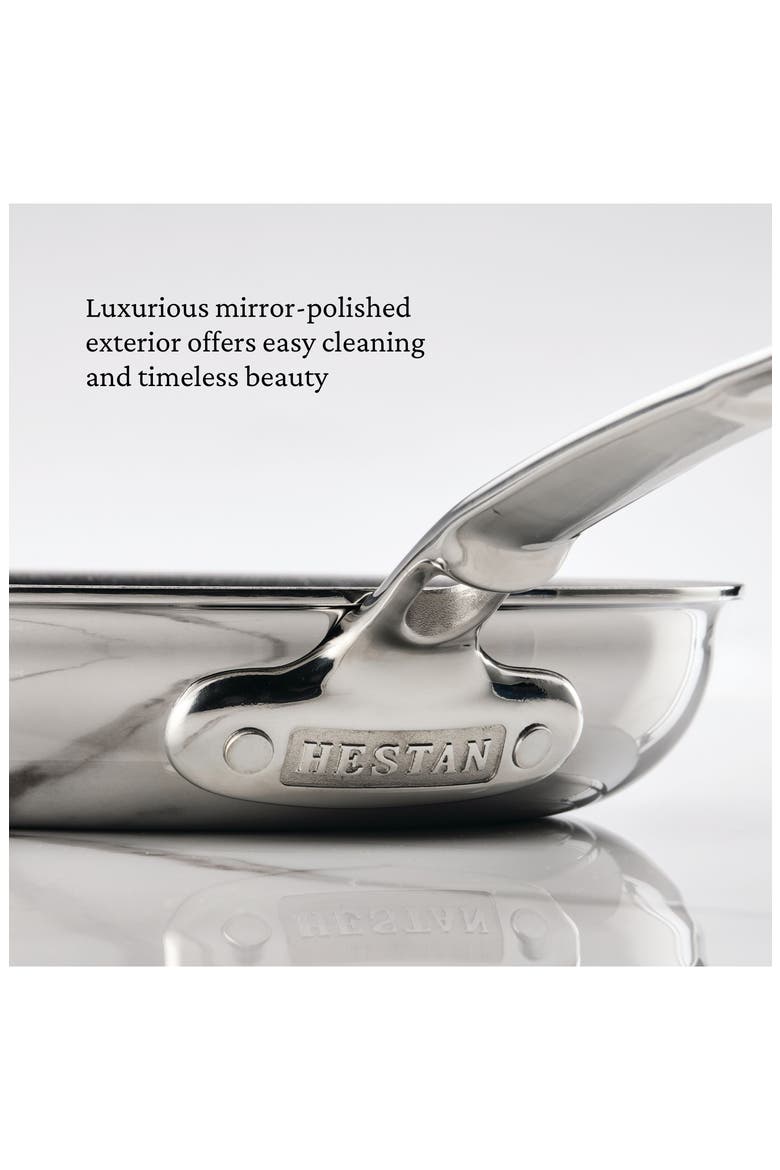 ProBond® Luxe Professional Clad Stainless Steel 11-Inch Skillet with Lid, Alternate, color, NO COLOR