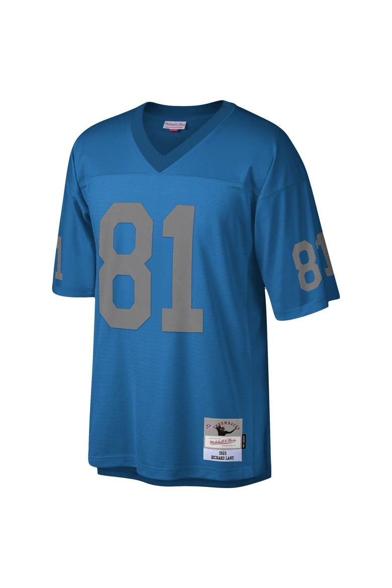 Men's Mitchell & Ness Dick ''Night Train'' Lane Blue Detroit Lions Legacy Replica Jersey, Alternate, color, Blue