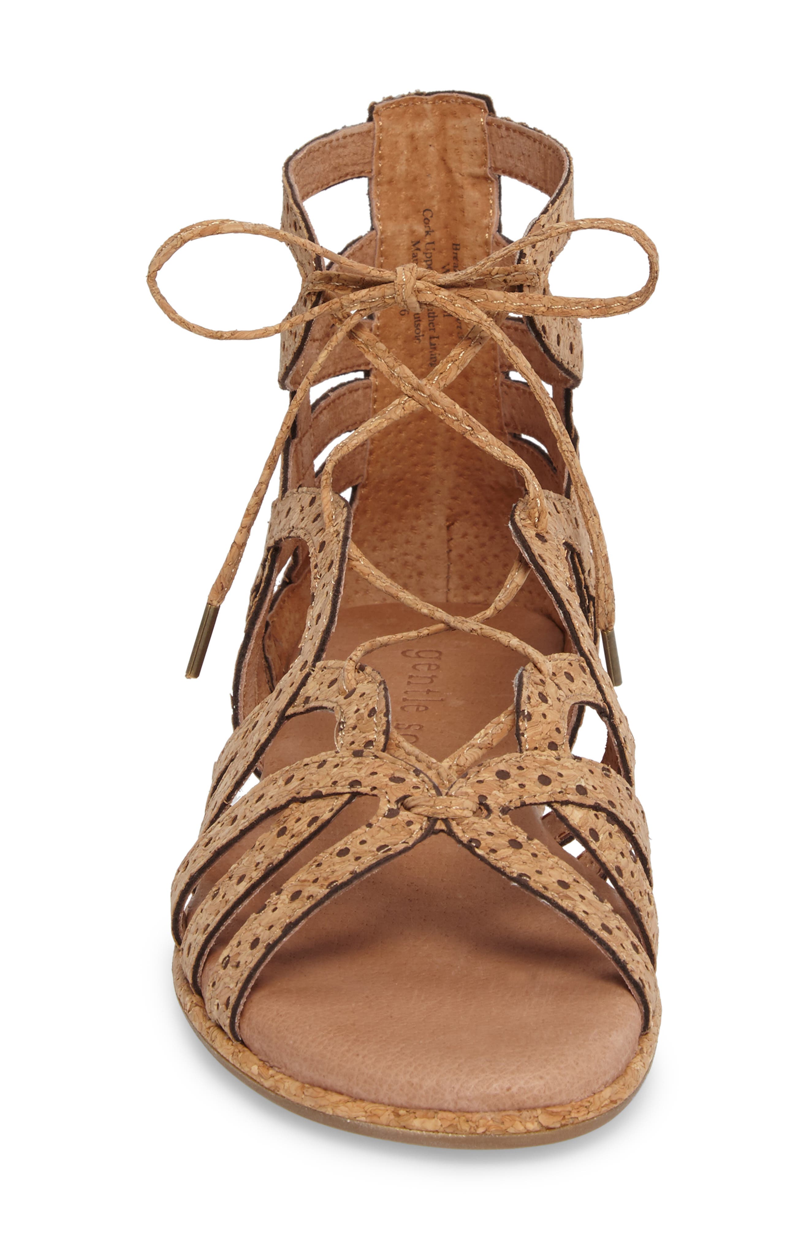 Gentle Souls by Kenneth Cole 'Break My Heart 3' Cage Sandal, Alternate, color, Natural Combo