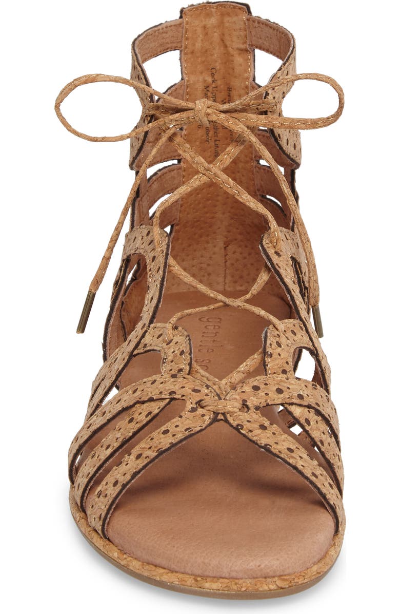 Gentle Souls by Kenneth Cole 'Break My Heart 3' Cage Sandal, Alternate, color, Natural Combo