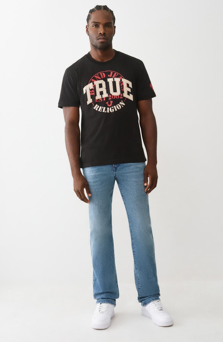 True Religion Ricky Straight Leg Jeans, Alternate, color, Light Peppermint Wash