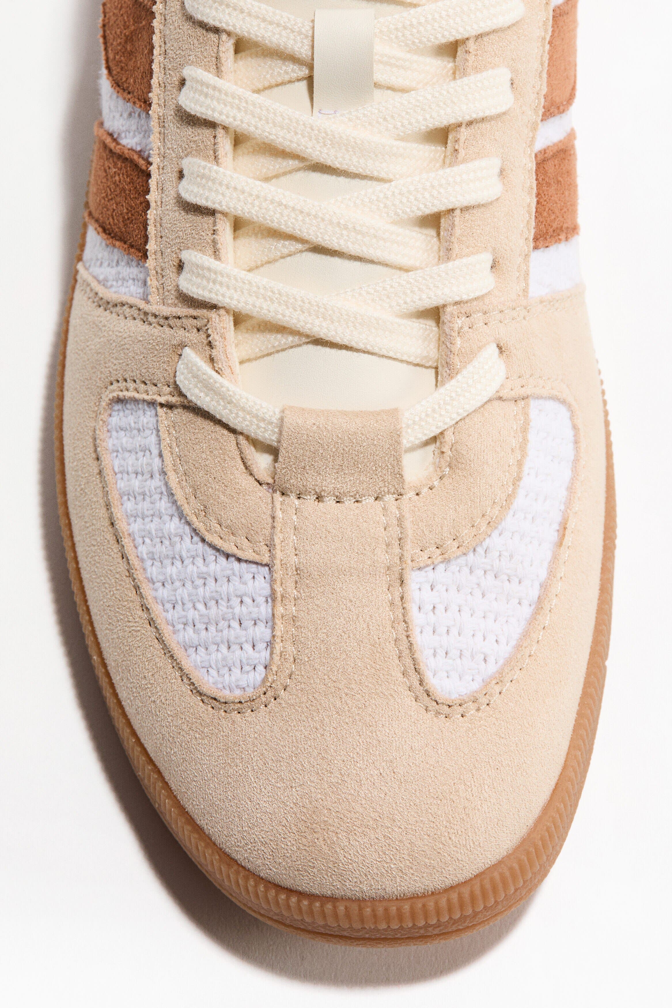 Sneakers, Alternate, color, Beige/white