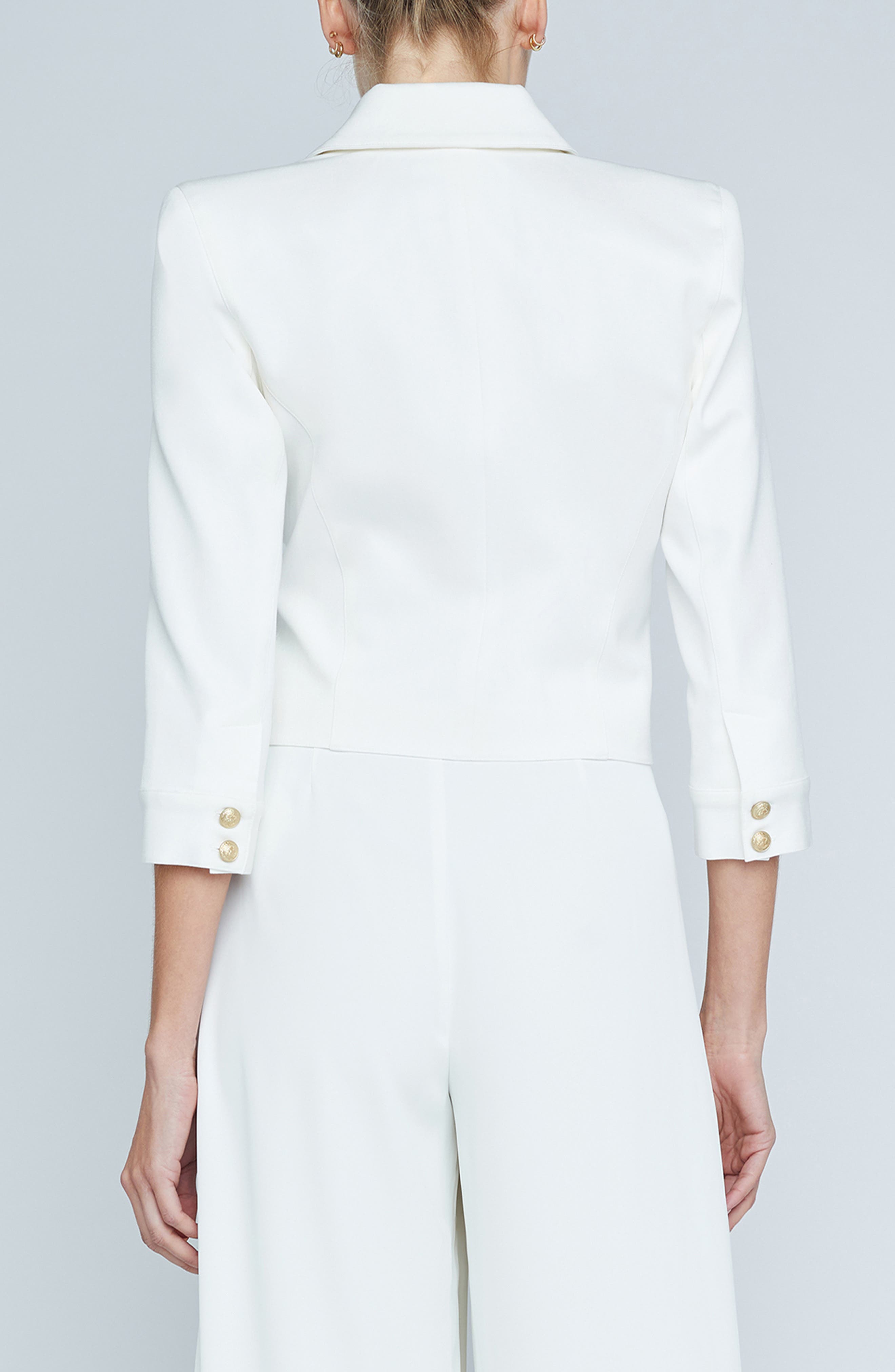 Kumi Fitted Crop Jacket - image 4