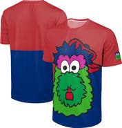 FOCO Men's FOCO Red/Royal Philadelphia Phillies Big Logo Mascot T-Shirt