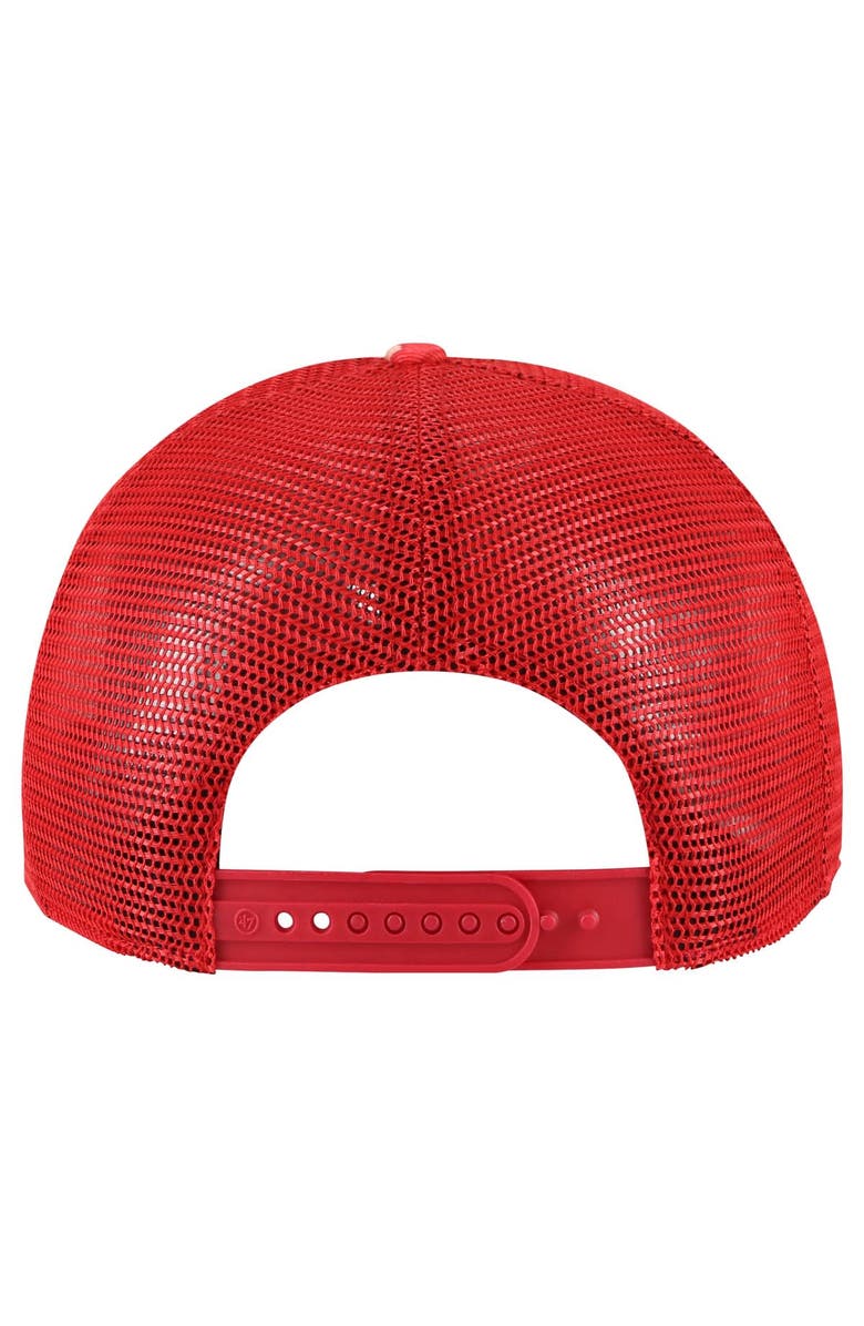 '47 Men's '47 Red St. Louis Cardinals Tropicalia Trucker Hitch Adjustable Hat, Alternate, color, Red