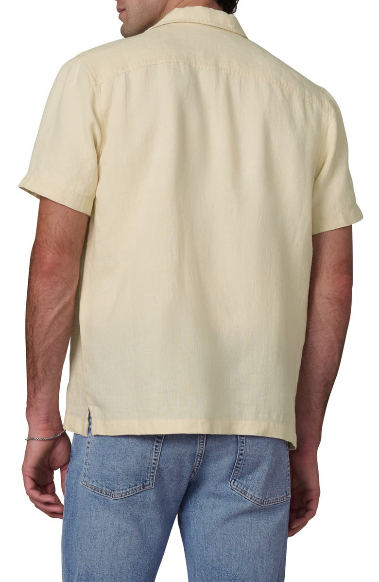 Joe's Slub Cotton Camp Shirt, Alternate, color, Summer Sand