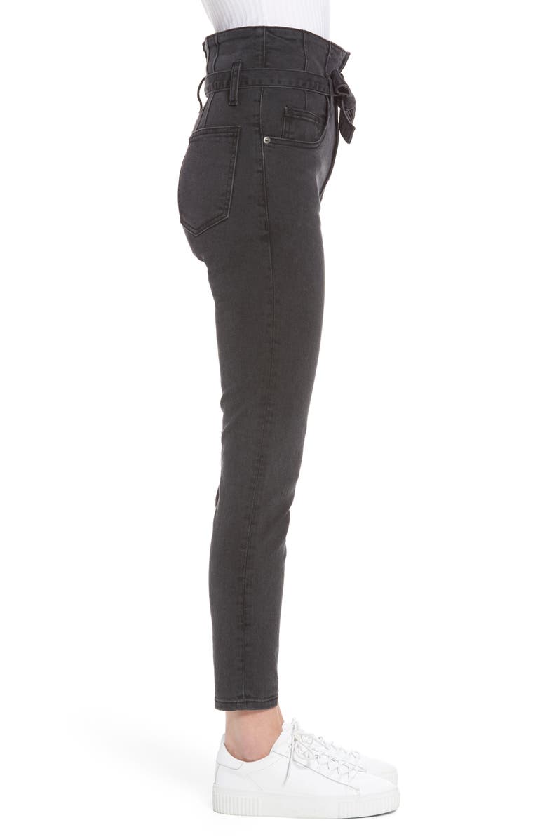 Current/Elliott Corset Stiletto Ankle Skinny Jeans, Alternate, color, 