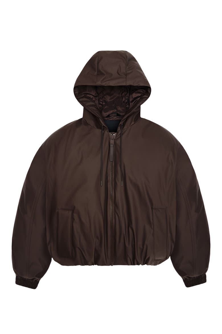 Lohja Insulated Bomber Rain Jacket, Alternate, color, BARK