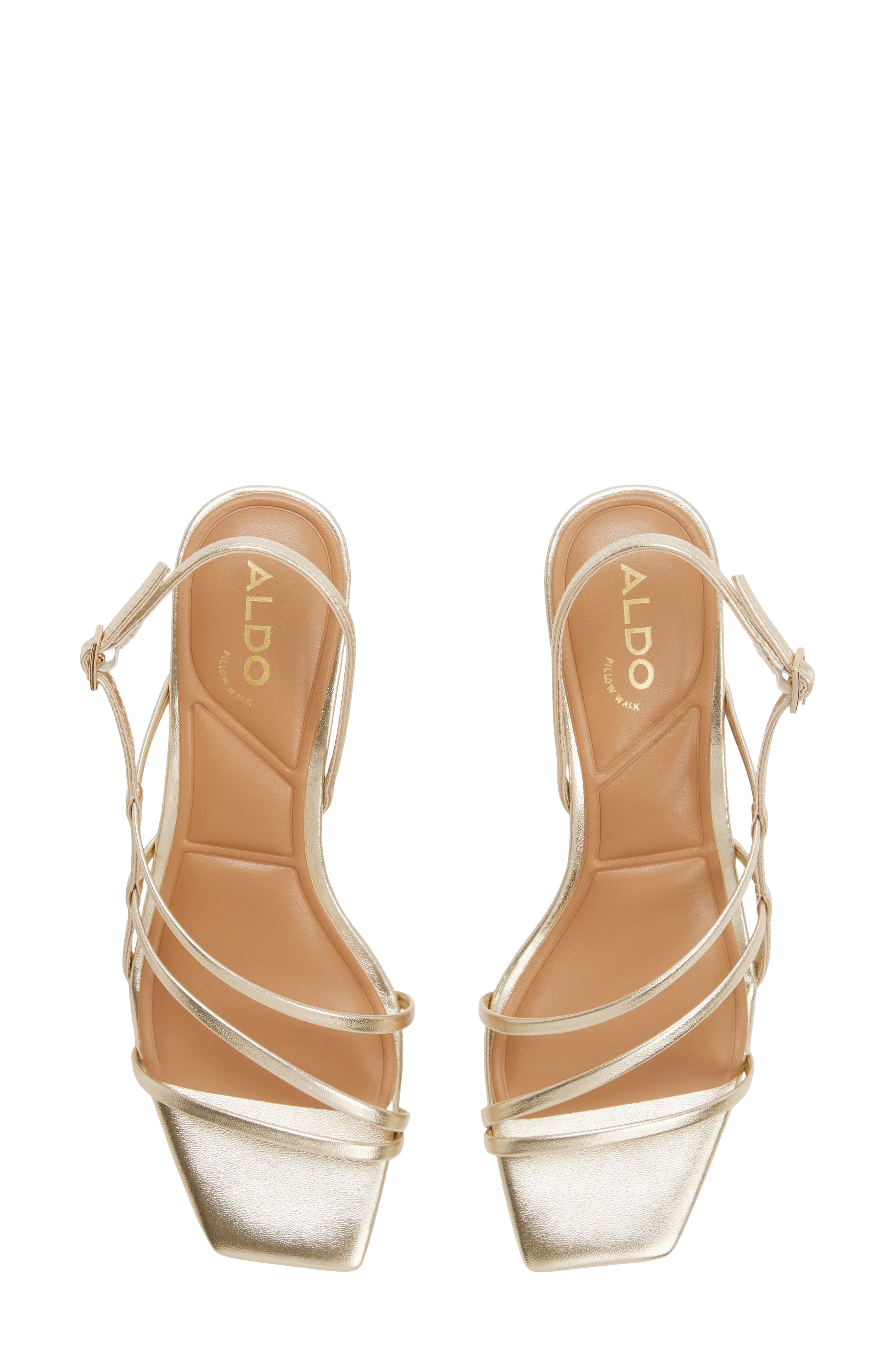 Maegan Strappy Sandal, Alternate, color, CHAMPAGNE