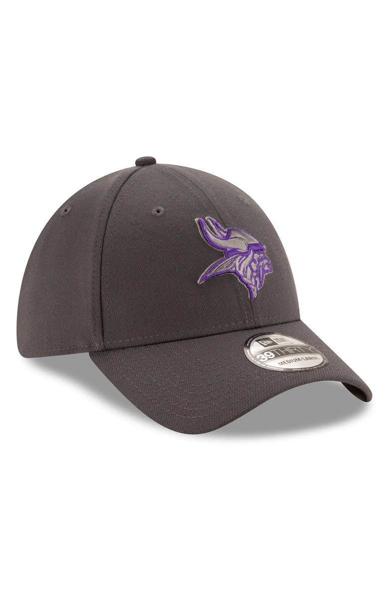 New Era Men's New Era Graphite Minnesota Vikings Storm 39THIRTY Flex Hat, Alternate, color, 