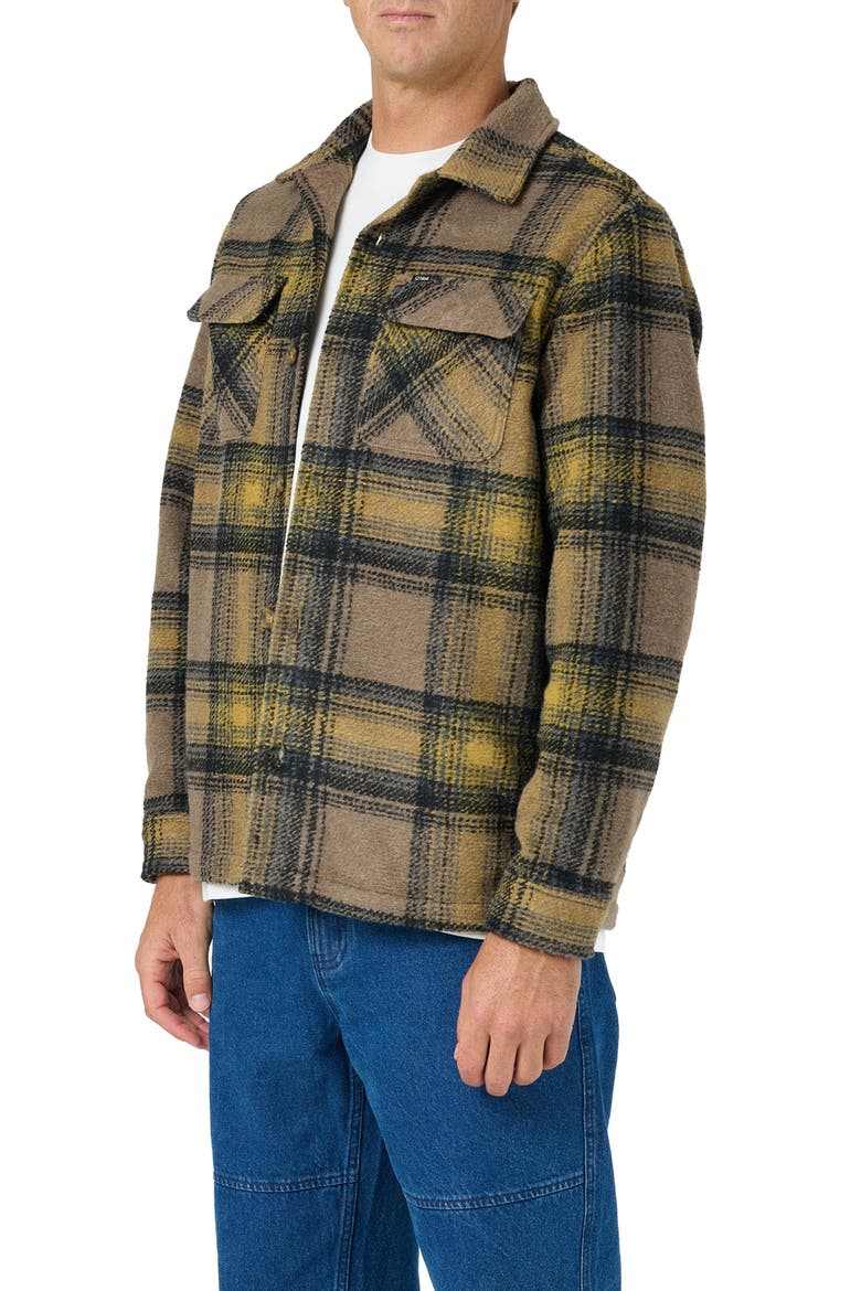 OG Lux Plaid Shirt Jacket, Alternate, color, TWILL
