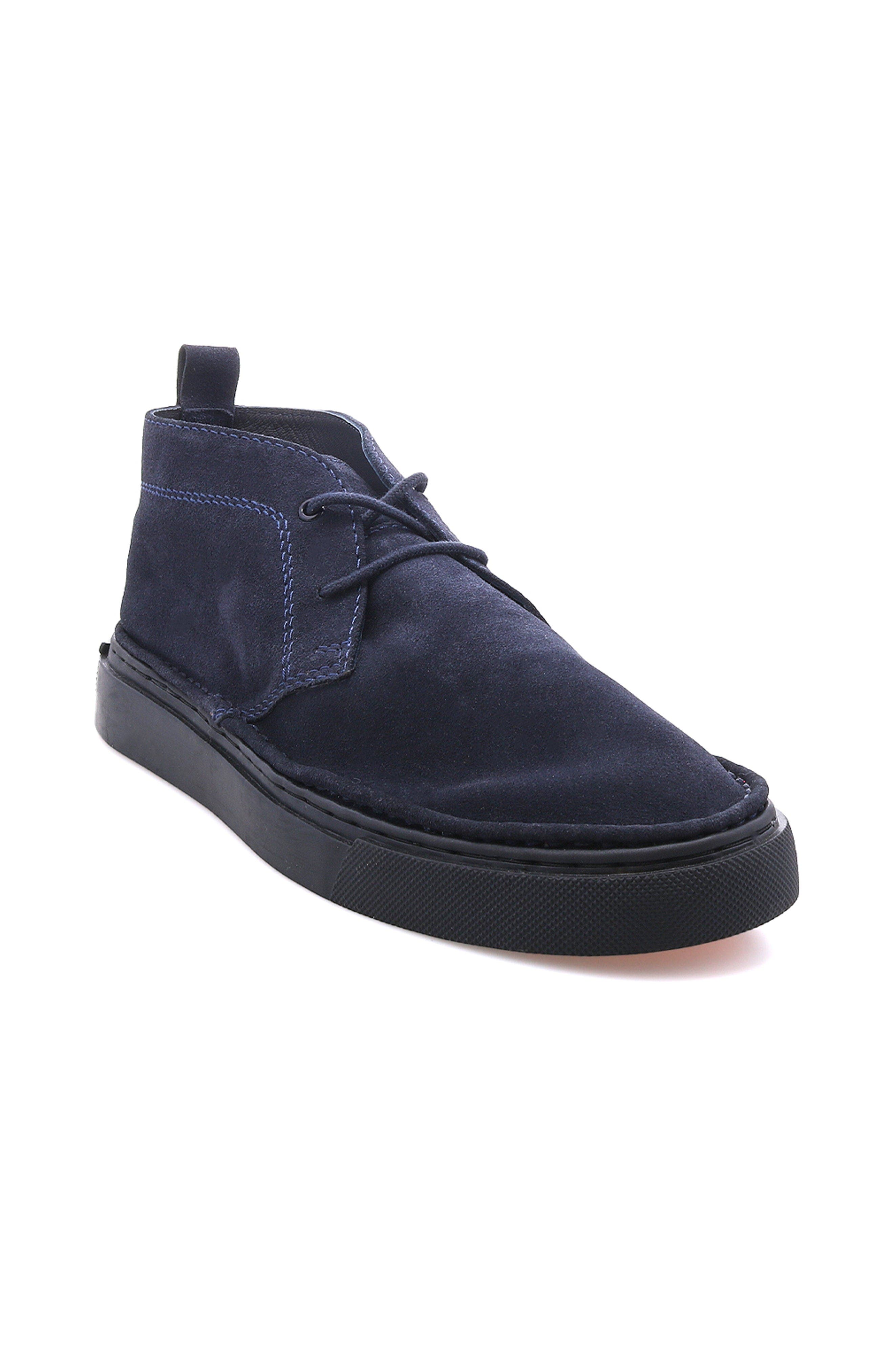 Volunteer Chukka Sneaker, Main, color, Navy Suede