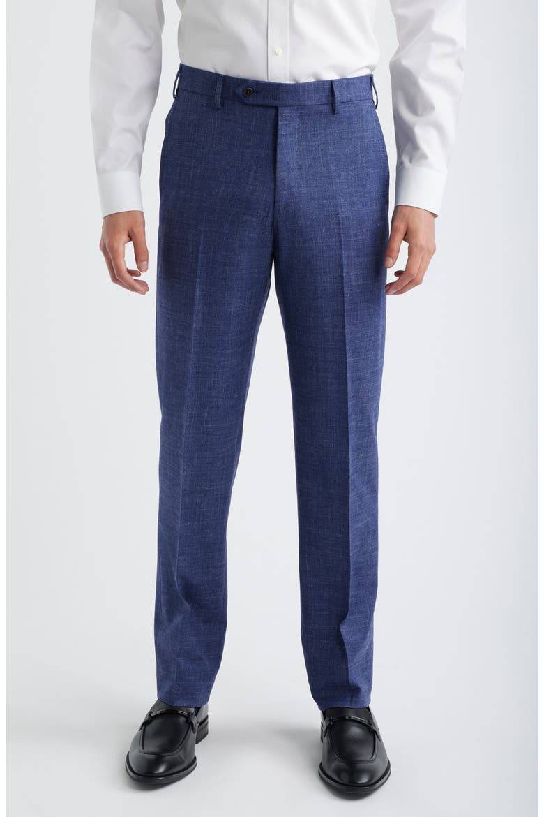 Devon Wool Pants, Main, color, BLUE