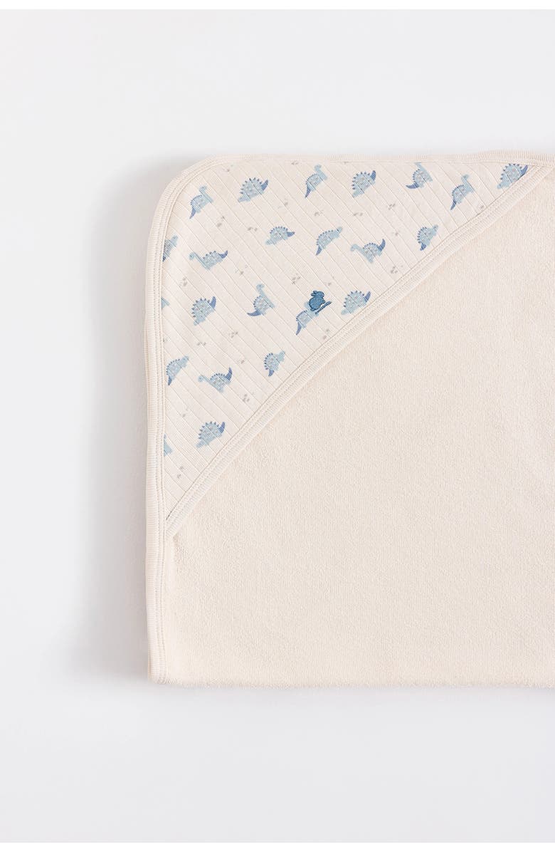 Babycottons Small Hooded Towel, Alternate, color, White