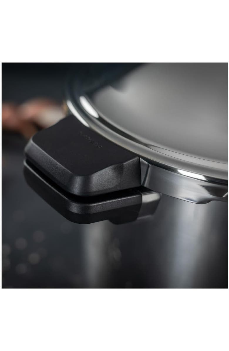 Kuhn Rikon Duromatic INOX Dual handle Stovetop Pressure Cooker, 7.4-Quart, Alternate, color, Silver