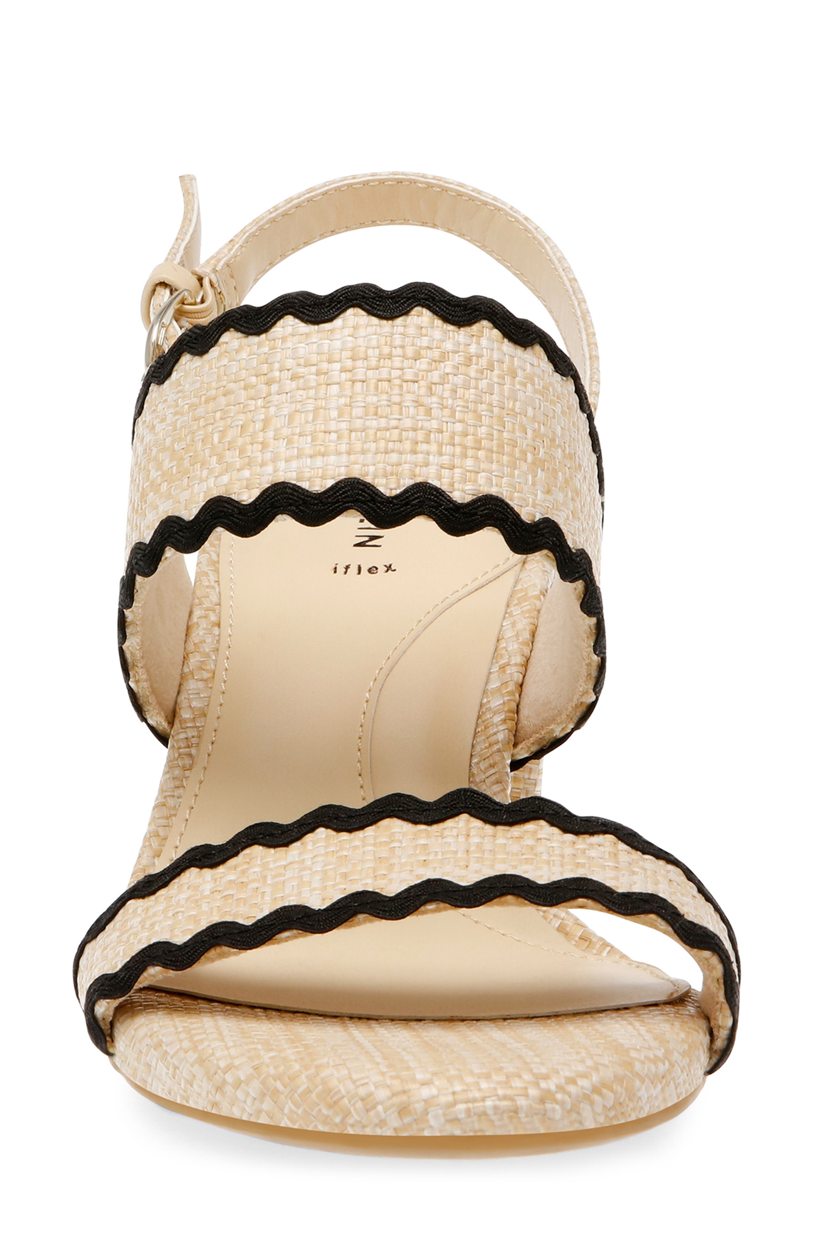 Anne Klein Raine Raffia Slingback Sandal, Alternate, color, 