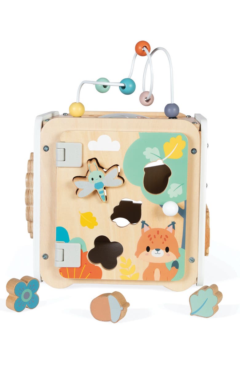 Janod Pure Large Multi-Activity Play Cube, Alternate, color, 