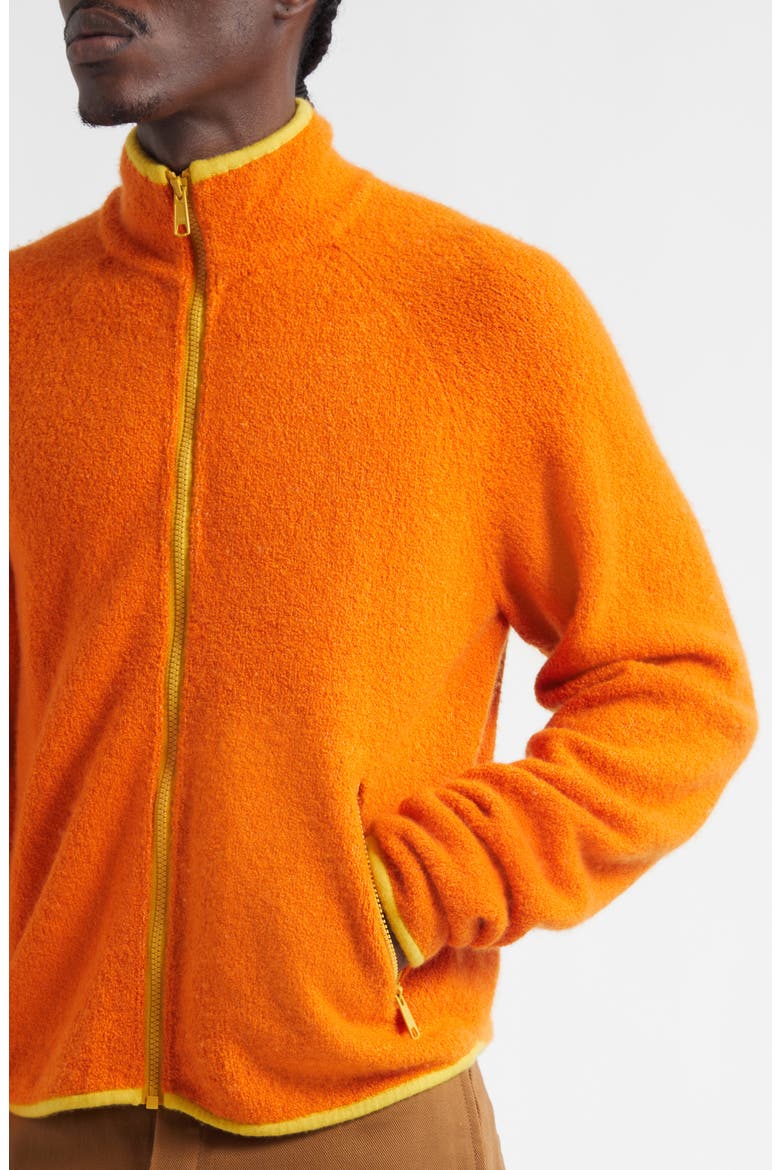 Functional Cashmere Blend Jacket, Alternate, color, DEEP ORANGE