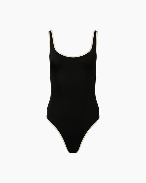 Onia Arya One Piece In Black/egret